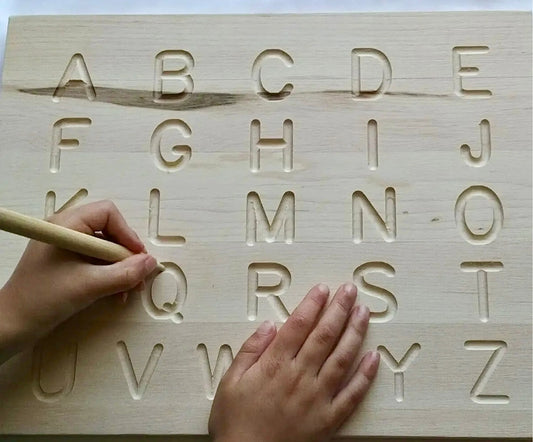 Tracing Board - Alphabet + Numbers + Shapes