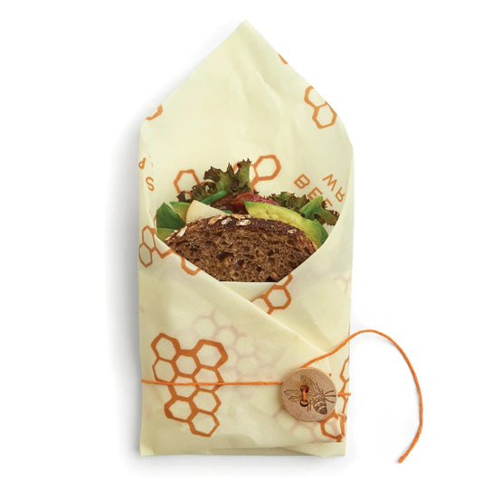 Sandwich Wax Wrap, Organic Cotton & Beeswax - Ninth & Pine