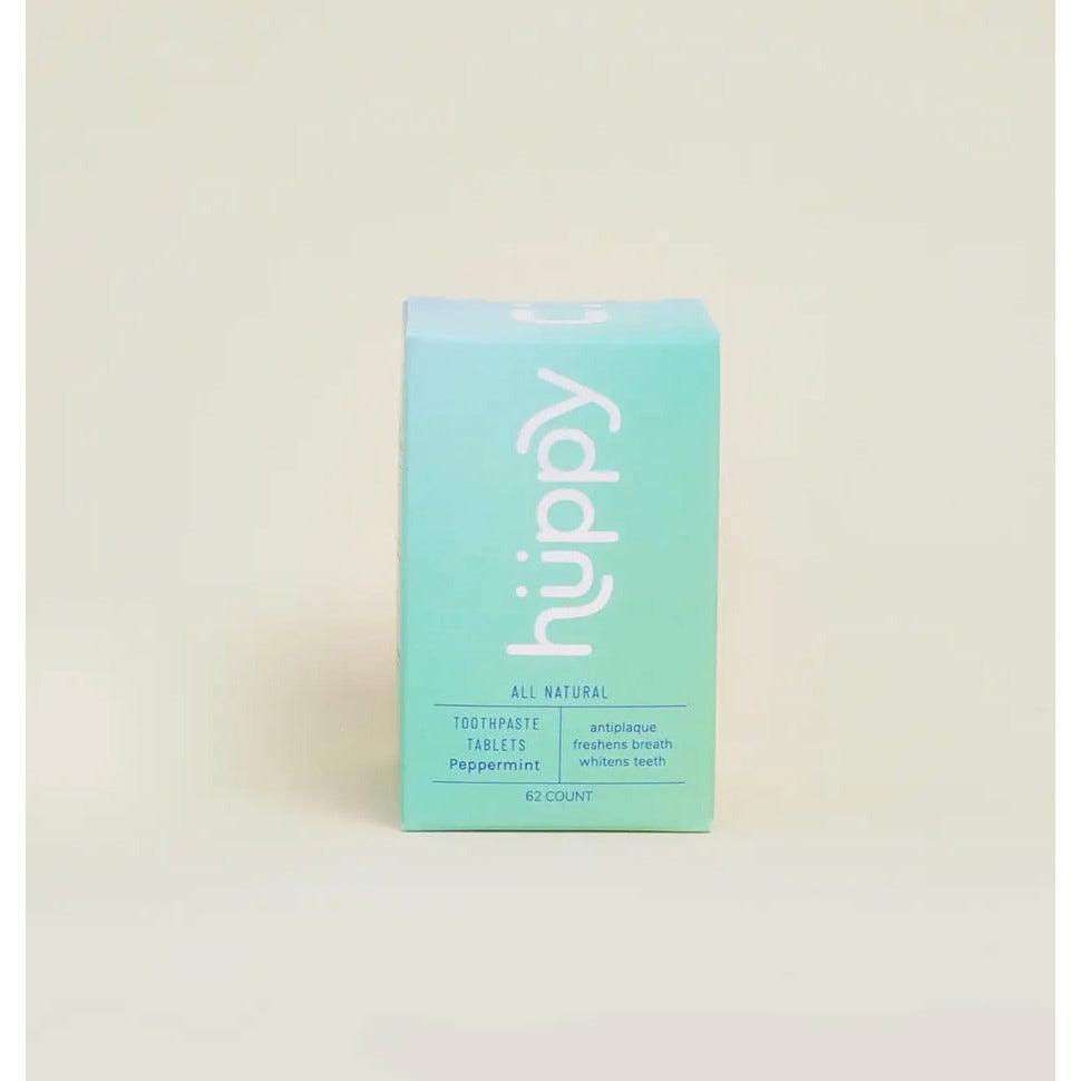 Huppy Toothpaste Tablets, Peppermint - Ninth & Pine