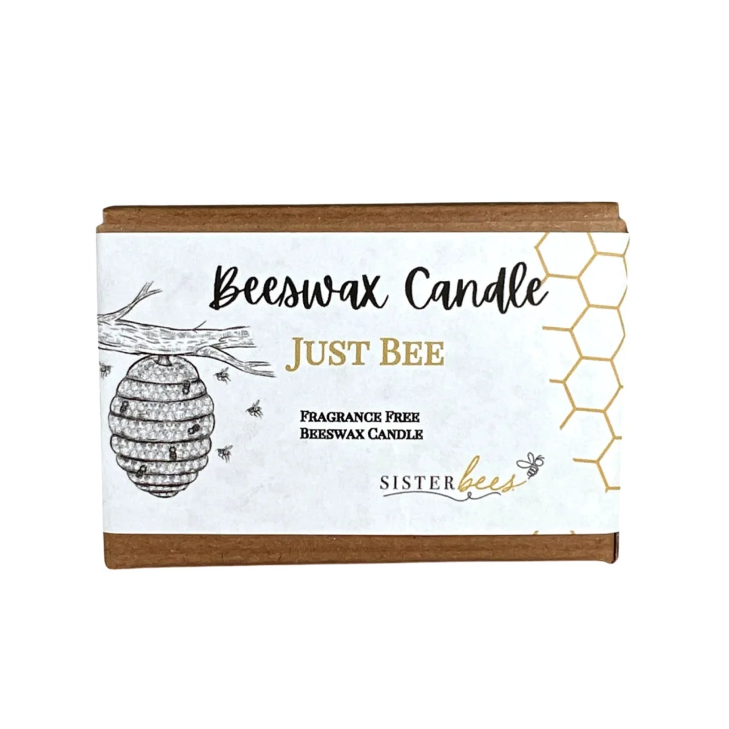 Natural Beeswax & Coconut Oil Candle in a Reusable Tin