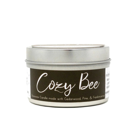 Beeswax Candle with Cedarwood, Pine & Frankincense