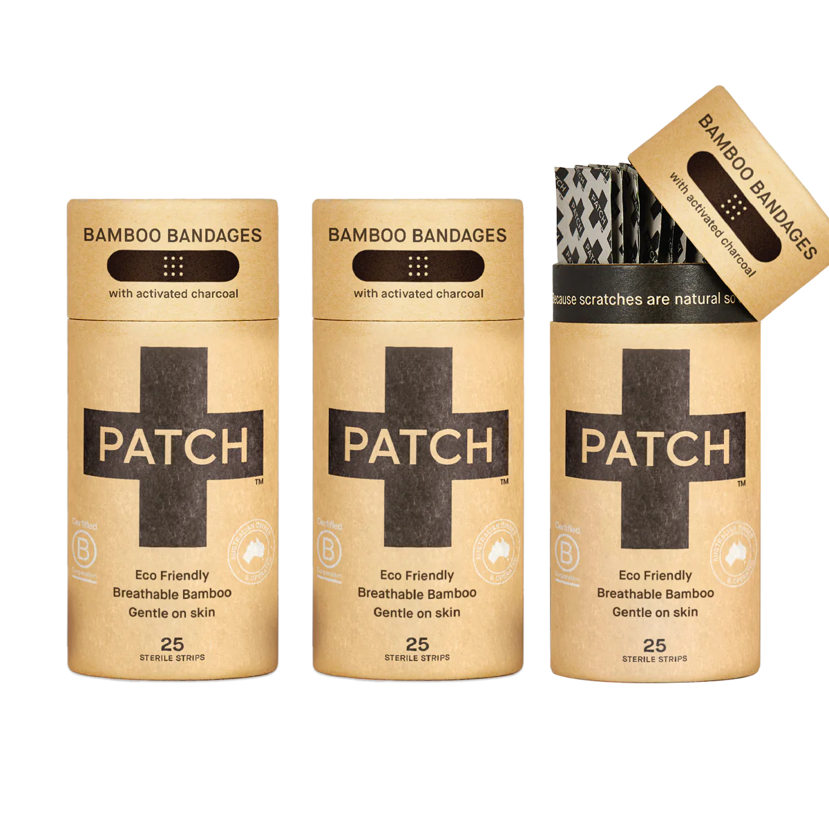 PATCH Charcoal Bamboo Bandages