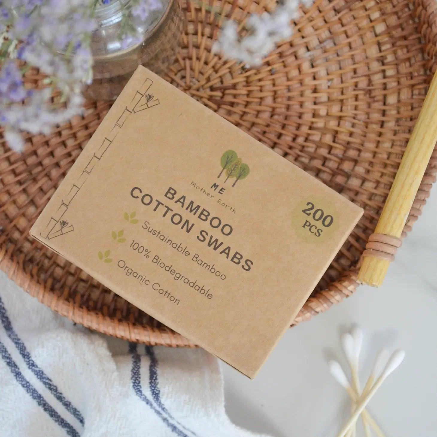 Bamboo and Cotton Ear Buds | Biodegradable | Zero Waste - Ninth & Pine
