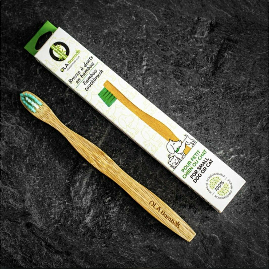 Bamboo Dog Toothbrush and Cat Toothbrush - Ninth & Pine