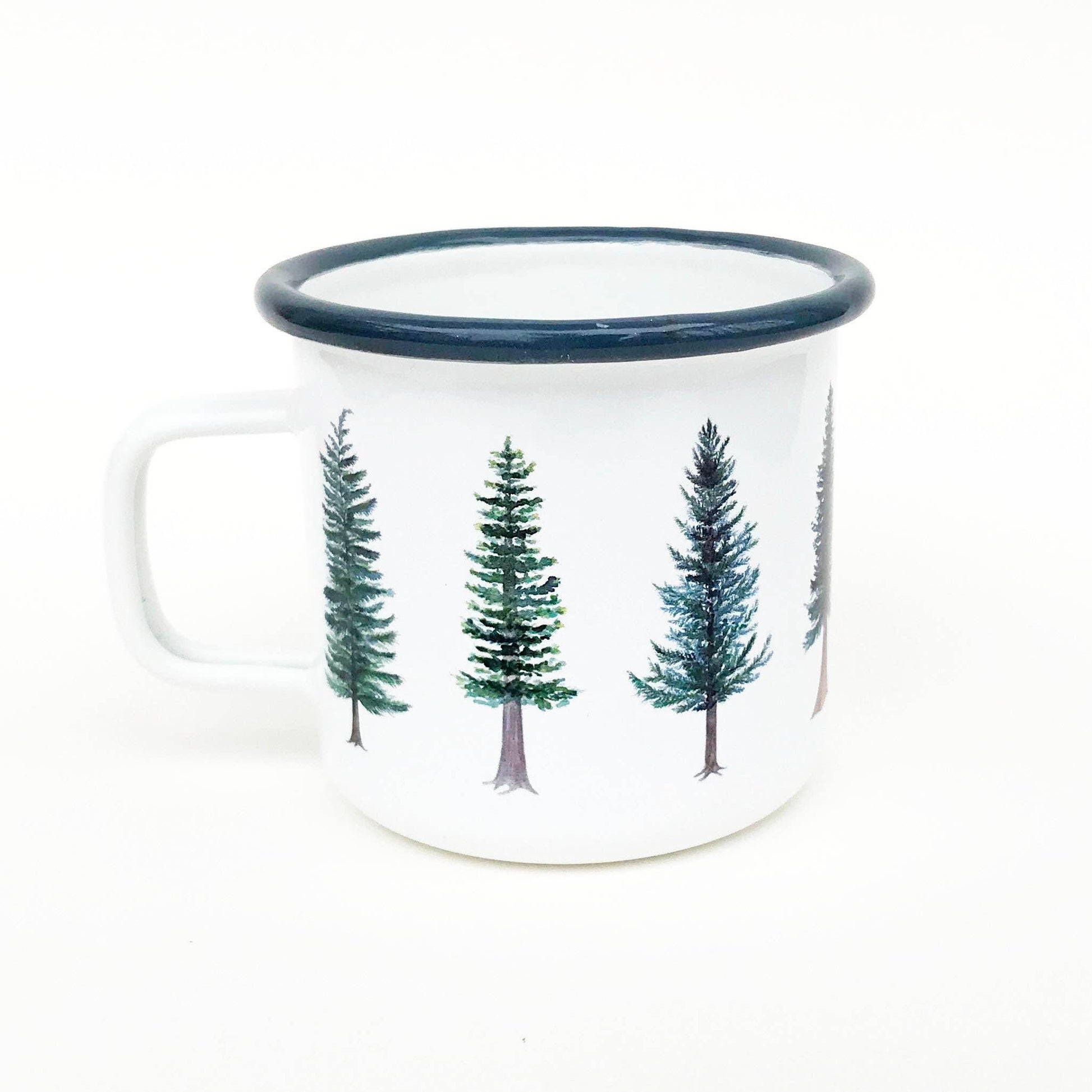 Camping Mug, Enamel Coffee Mug - Ninth & Pine