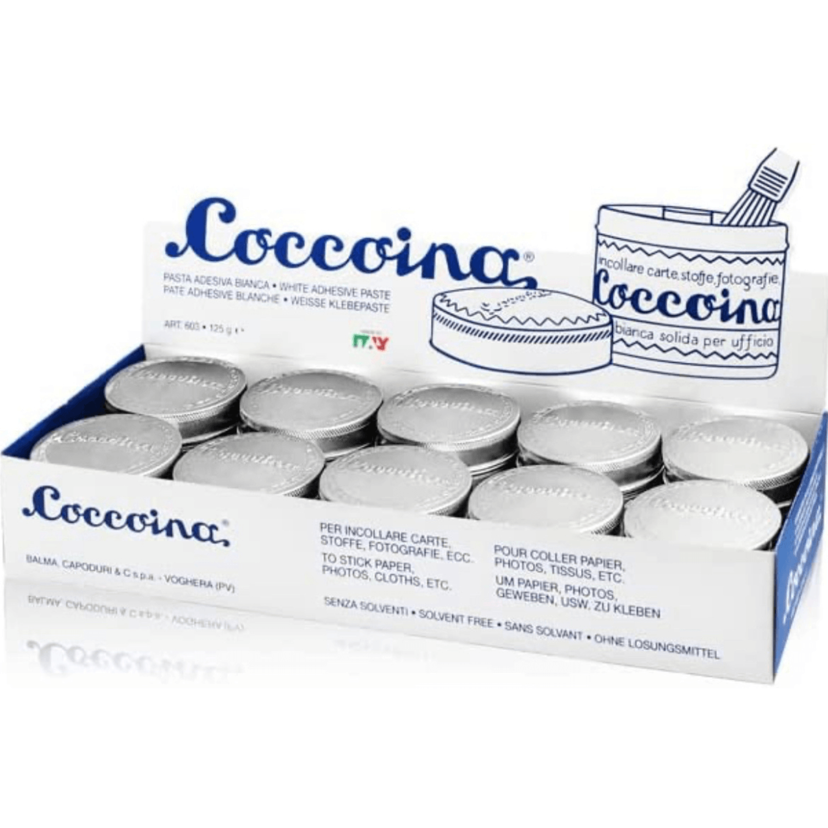 Coccoina Adhesive Paste, Plant-based & Nontoxic - Ninth & Pine