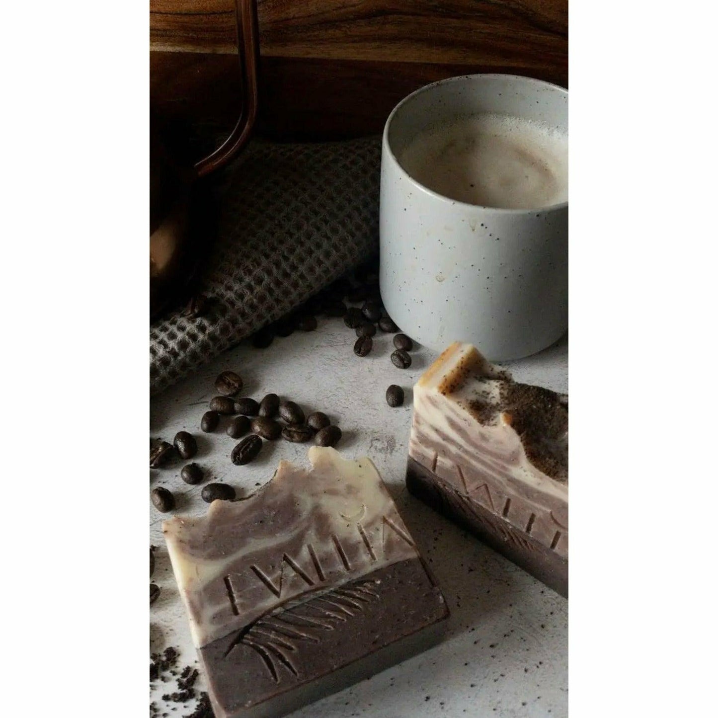 Coffee & Cedar Handcrafted Bar Soap | Cold Processed Soap | Zero Waste - Ninth & Pine