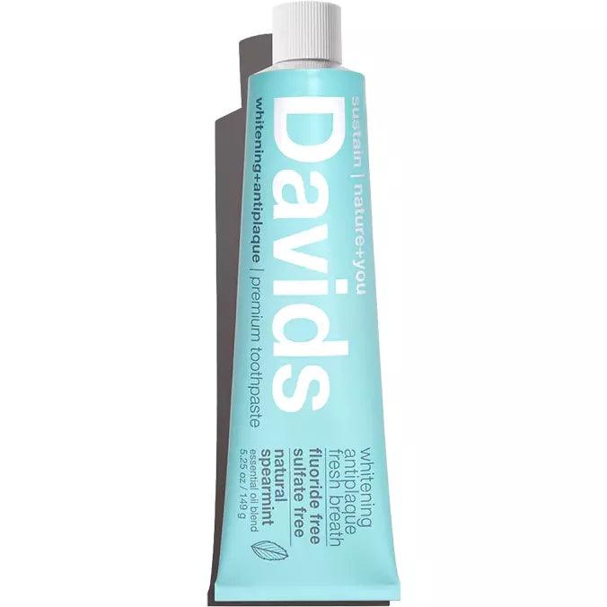 Davids Premium Natural Toothpaste | Spearmint - Ninth & Pine
