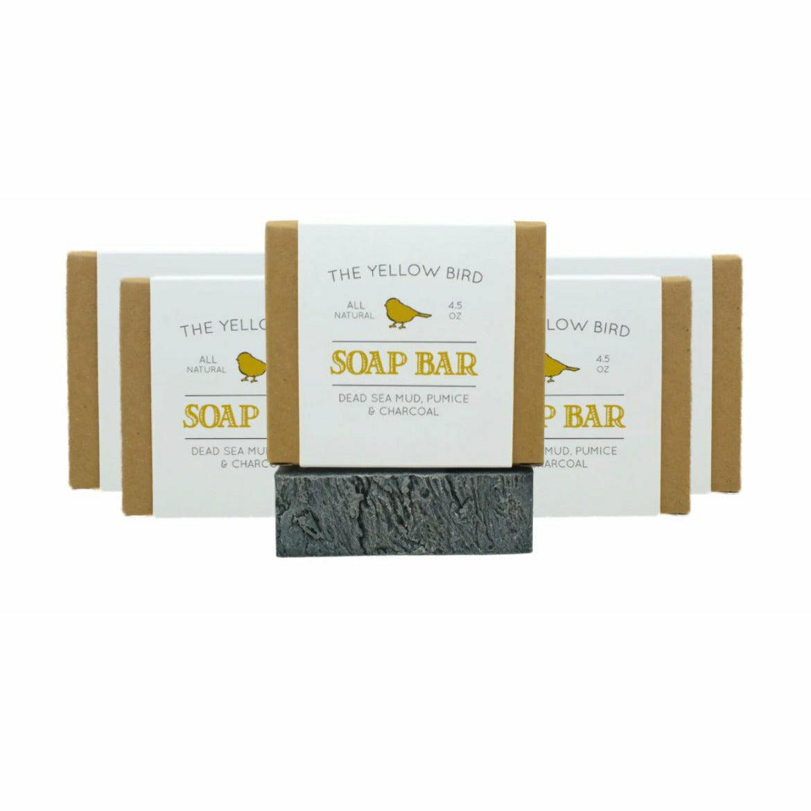 Dead Sea Mud, Pumice & Charcoal Soap Bar - Ninth & Pine