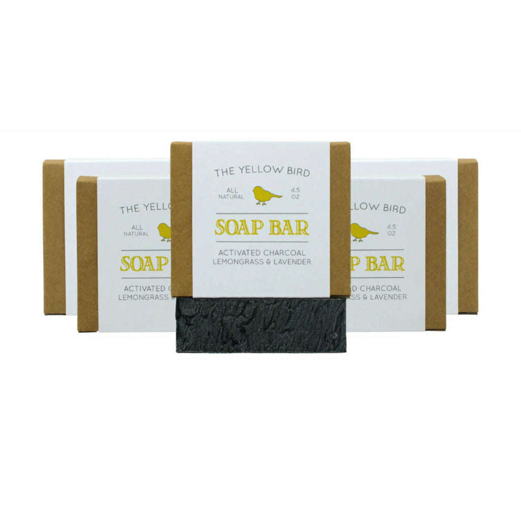 Charcoal Soap with Lemongrass & Lavender - Ninth & Pine