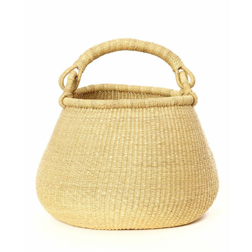 Handwoven Bolga Basket - Ninth and Pine