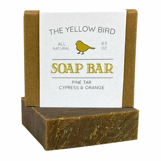 Pine Tar Soap with Cyprus & Orange, Soothing - Ninth & Pine