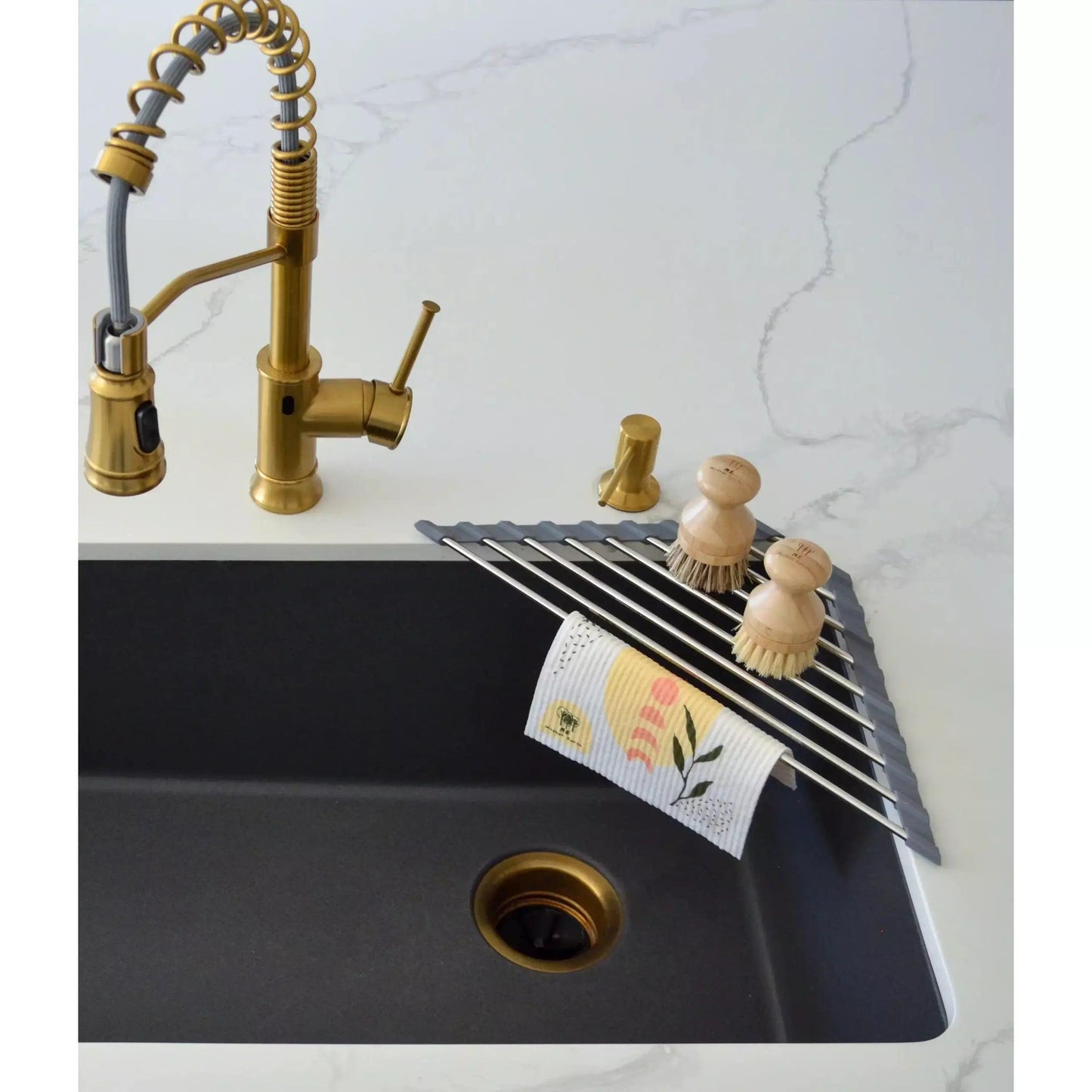 Sink Corner Rack For Your Zero-Waste Kitchen - Alder & Alouette