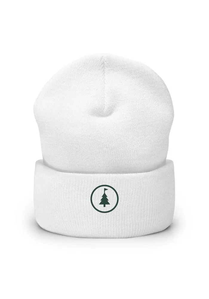 Fog Toque in White, product mockup