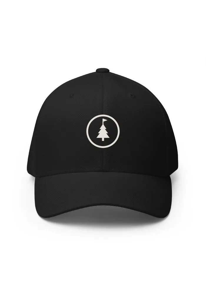 Ninth Structured Cap in Black, product mockup