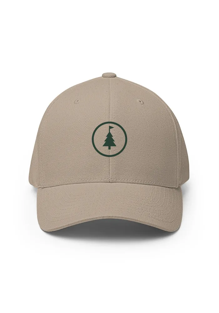 Ninth Structured Cap in Khaki, product mockup